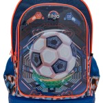 Mochila Filgo Con Carro 18 3D Futbol Azul